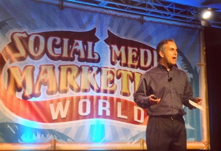 Michael Stelzner at Social Media Marketing World 14