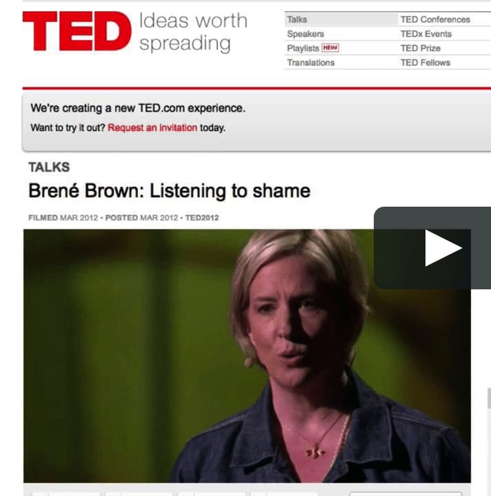 Brene Brown Ted Talk