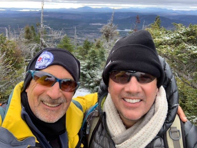 Ted and John on the mountain Katahdin