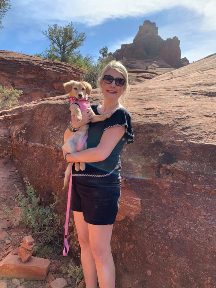 Christina at Bell Rock - Mountain Photo