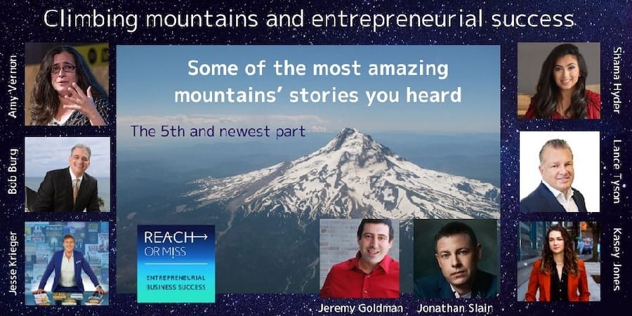 Climbing mountains and entrepreneurial success - The 5th and newest part