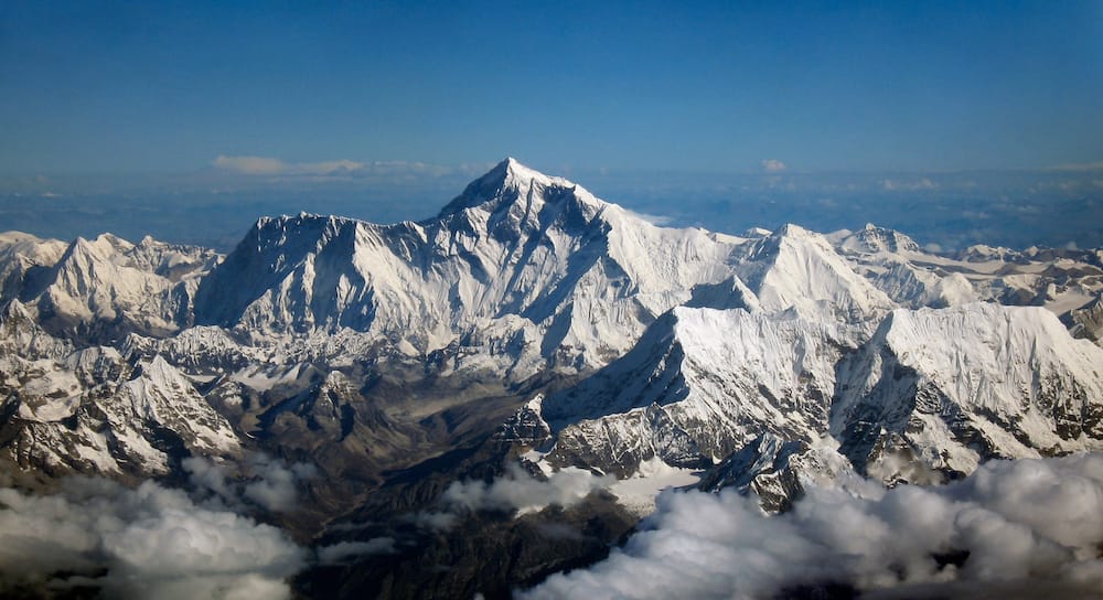 Mount Everest as seen from Drukair2